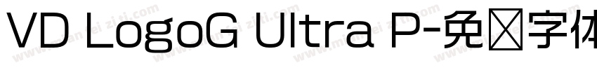 VD LogoG Ultra P字体转换